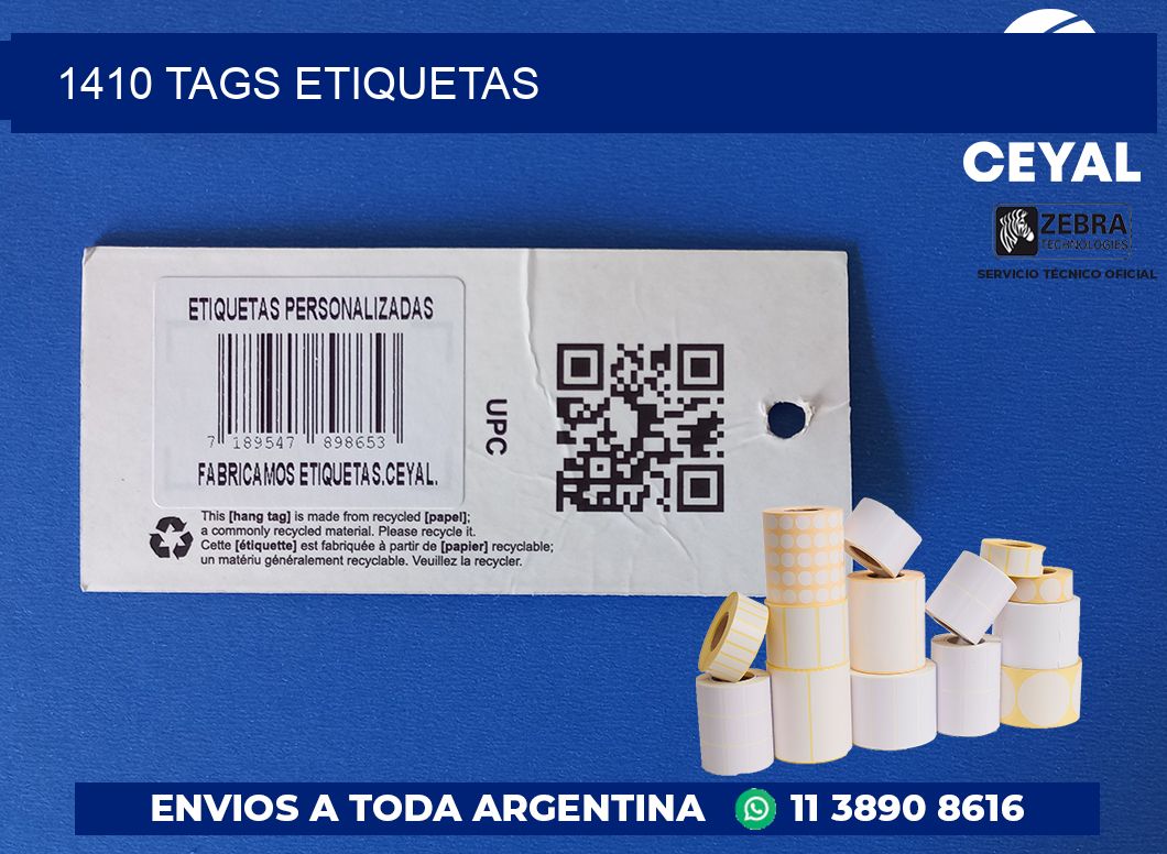 1410 TAGS ETIQUETAS