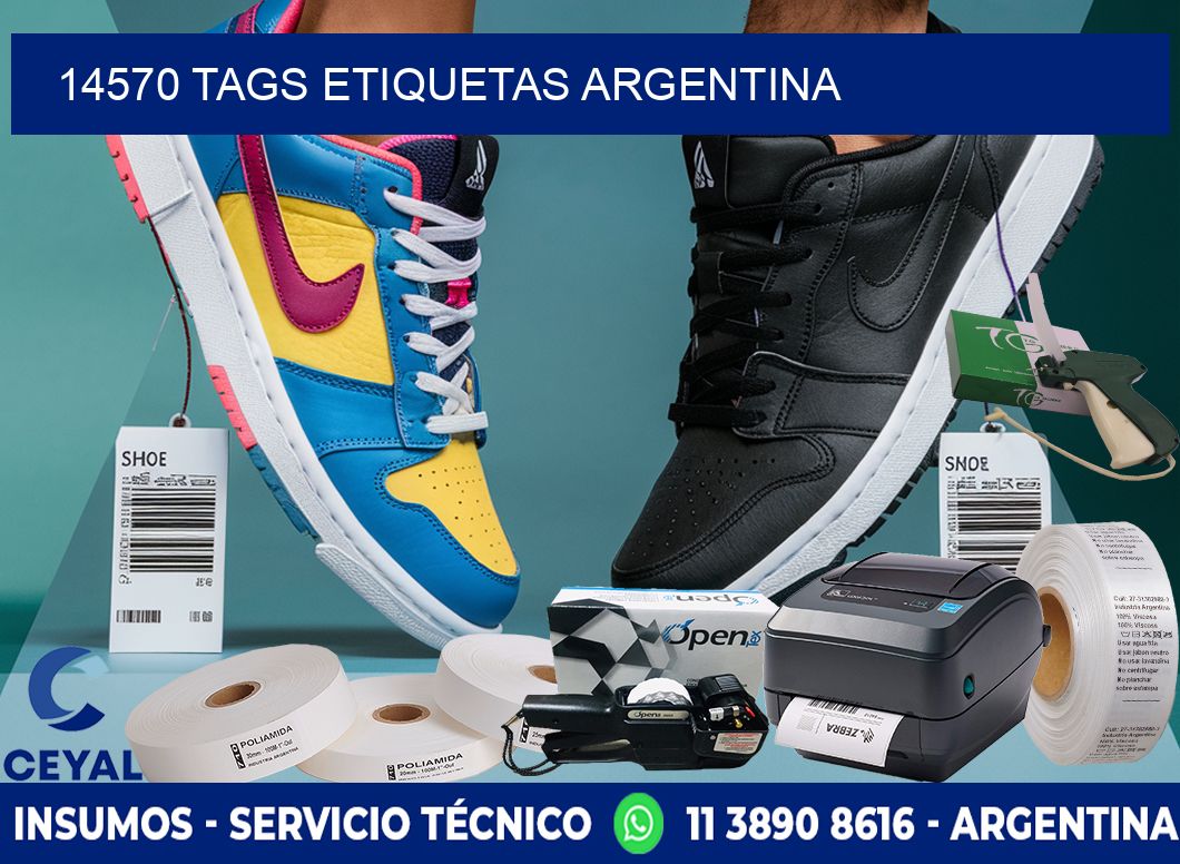 14570 TAGS ETIQUETAS ARGENTINA