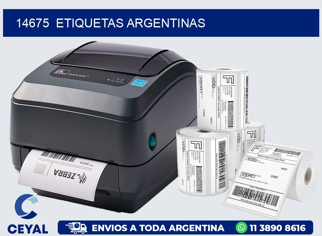 14675  ETIQUETAS ARGENTINAS