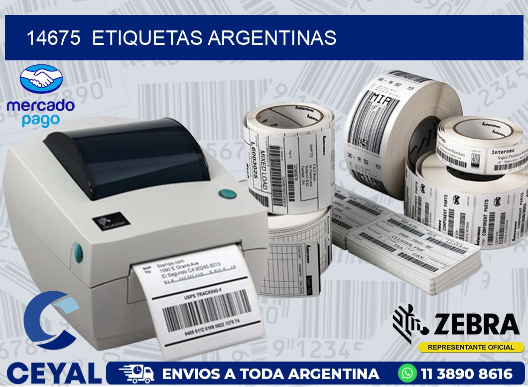 14675  ETIQUETAS ARGENTINAS