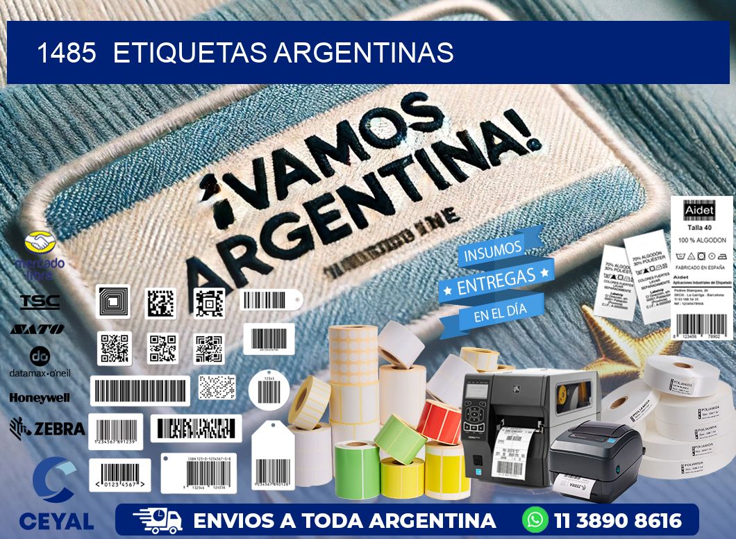 1485  ETIQUETAS ARGENTINAS