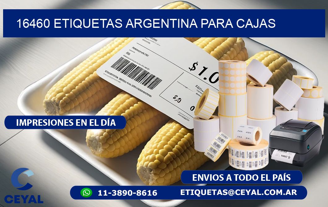 16460 ETIQUETAS ARGENTINA PARA CAJAS