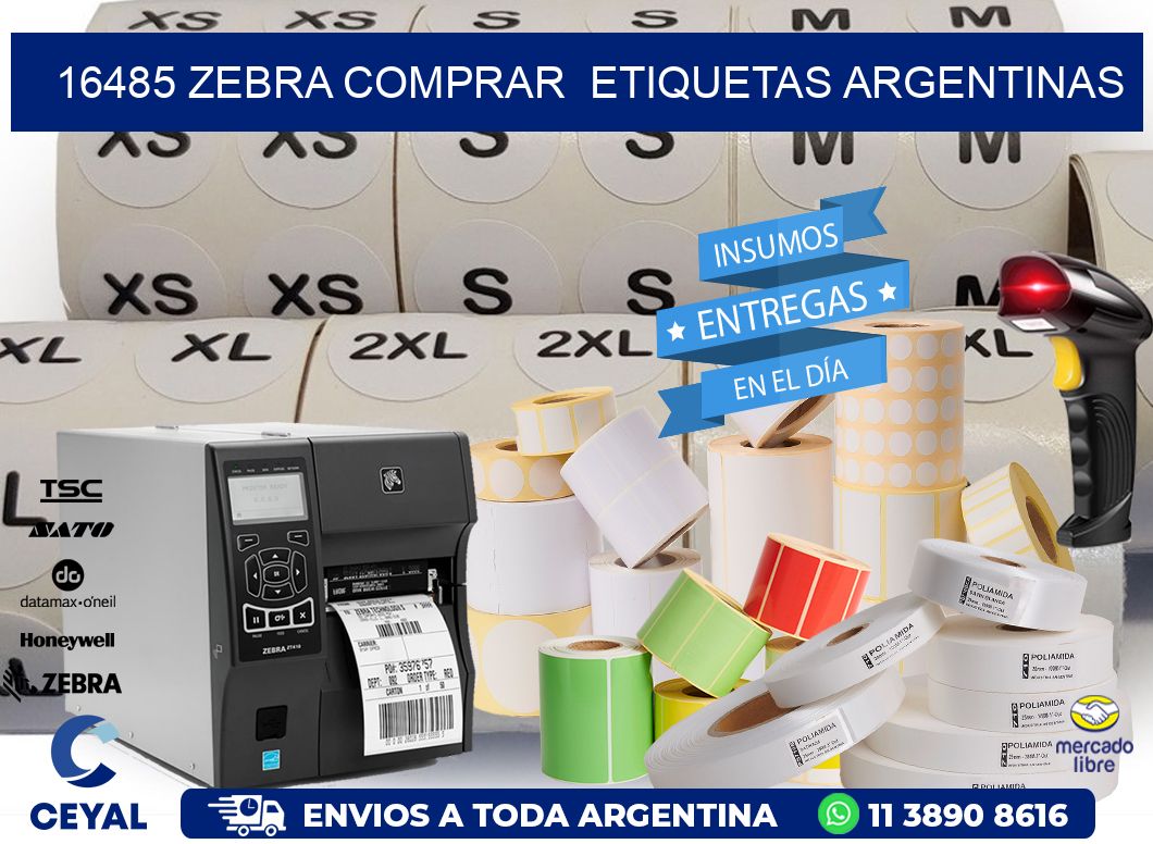 16485 ZEBRA COMPRAR  ETIQUETAS ARGENTINAS