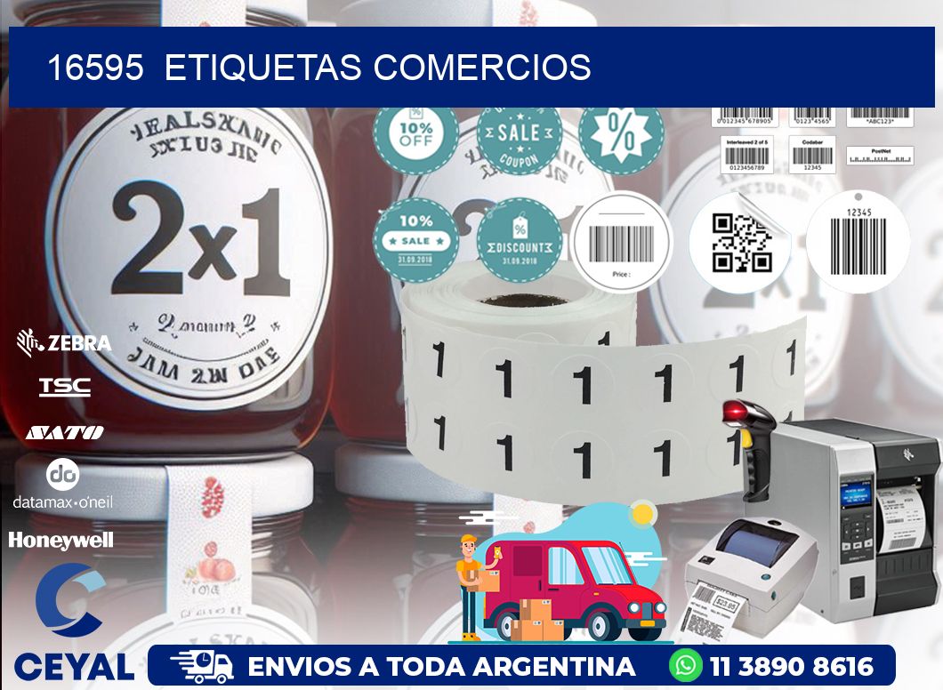16595  ETIQUETAS COMERCIOS