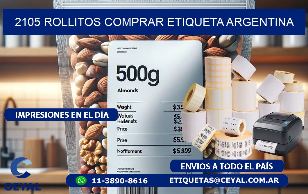 2105 ROLLITOS COMPRAR ETIQUETA ARGENTINA