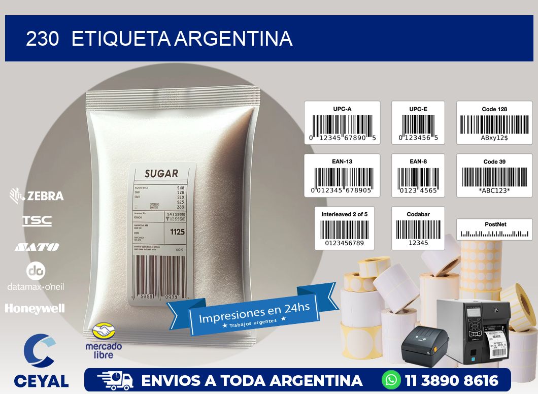 230  ETIQUETA ARGENTINA