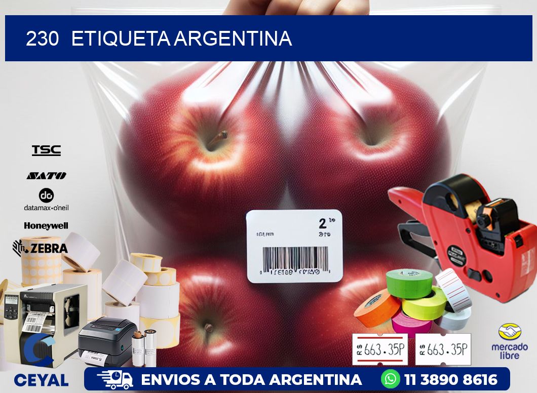 230  ETIQUETA ARGENTINA