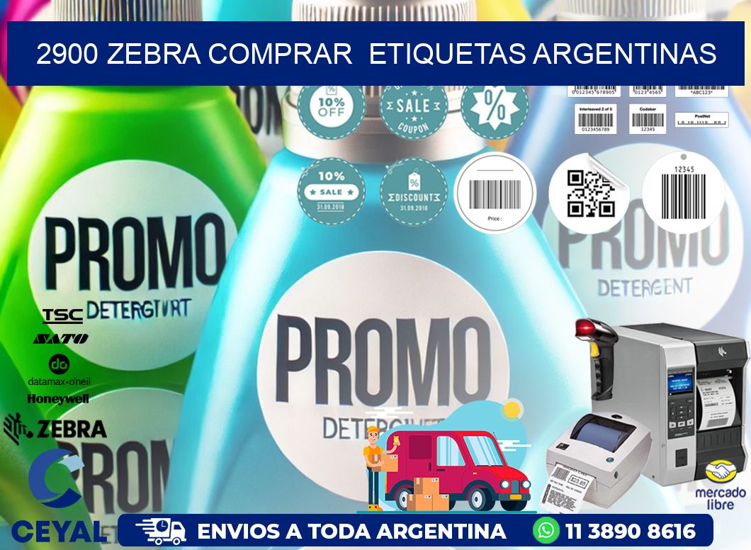 2900 ZEBRA COMPRAR  ETIQUETAS ARGENTINAS