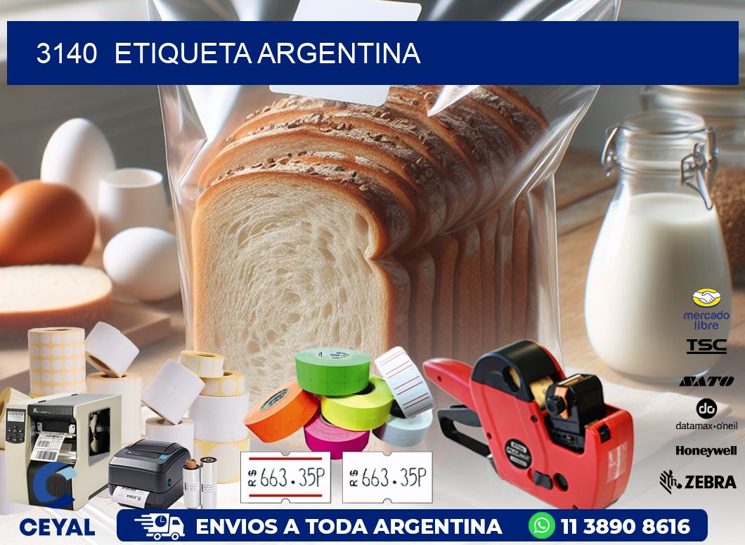 3140  ETIQUETA ARGENTINA