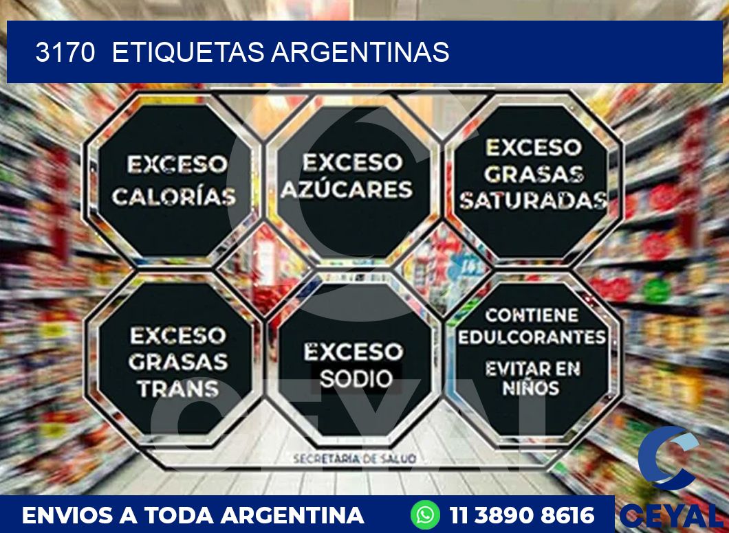 3170  ETIQUETAS ARGENTINAS