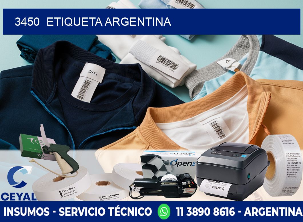 3450  ETIQUETA ARGENTINA