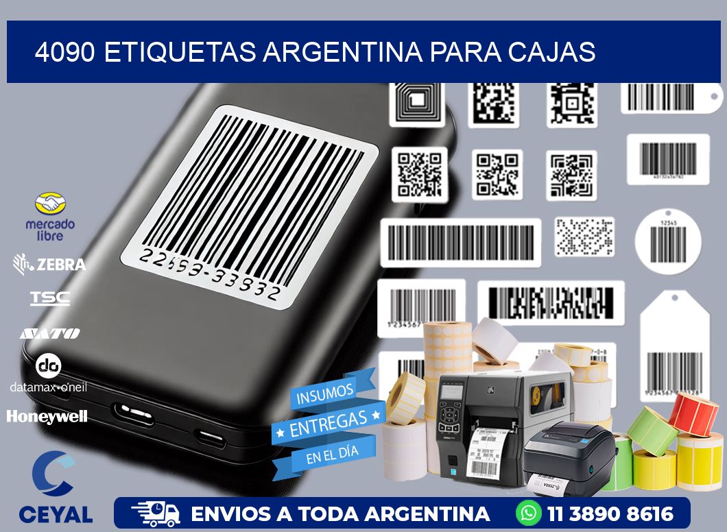 4090 ETIQUETAS ARGENTINA PARA CAJAS