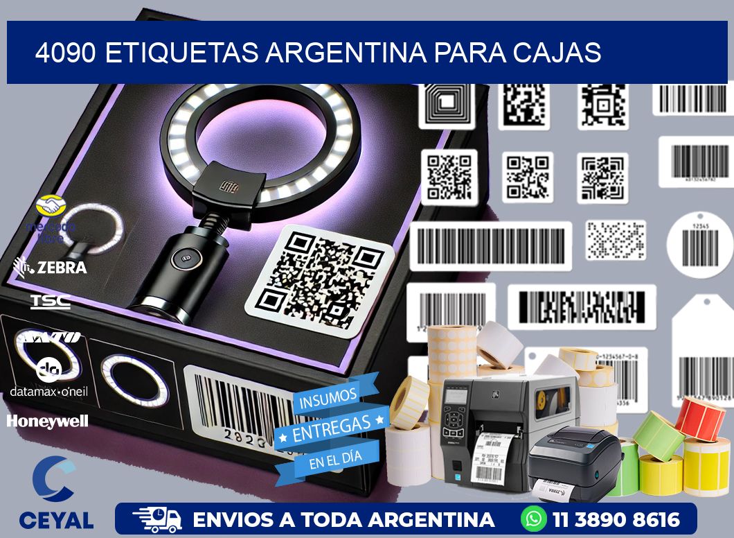 4090 ETIQUETAS ARGENTINA PARA CAJAS