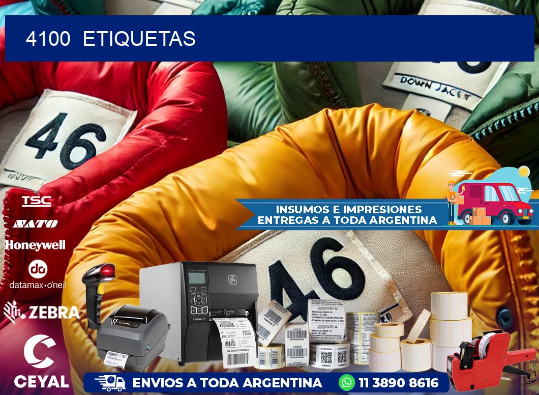 4100  ETIQUETAS
