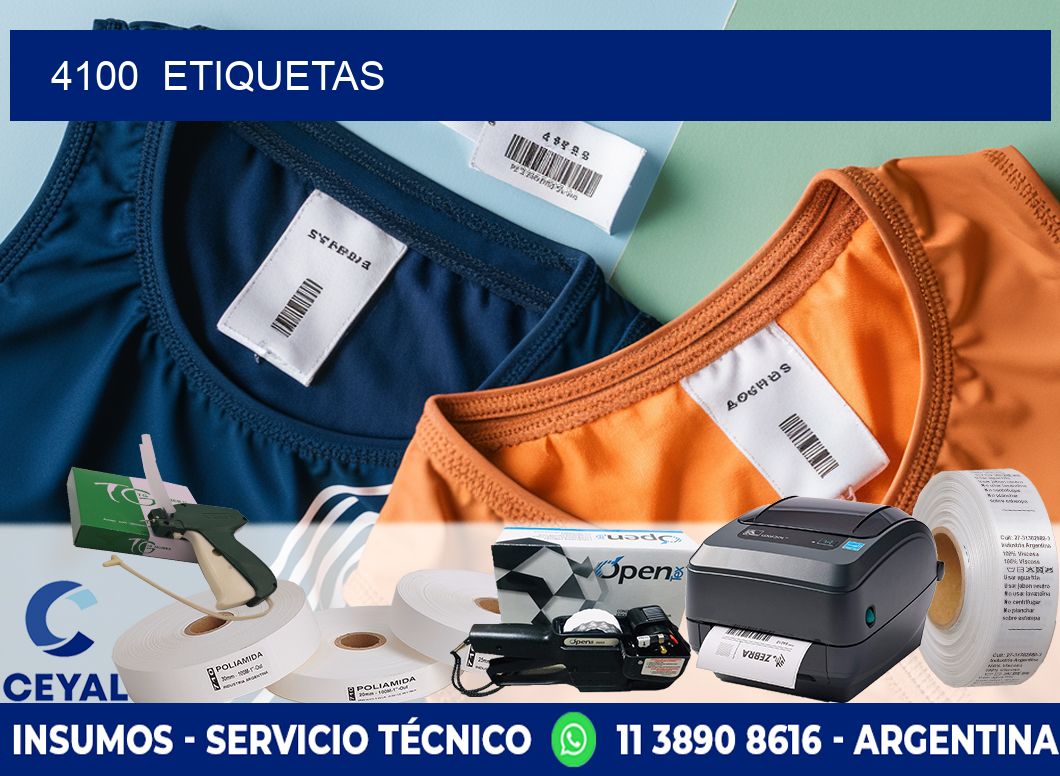 4100  ETIQUETAS