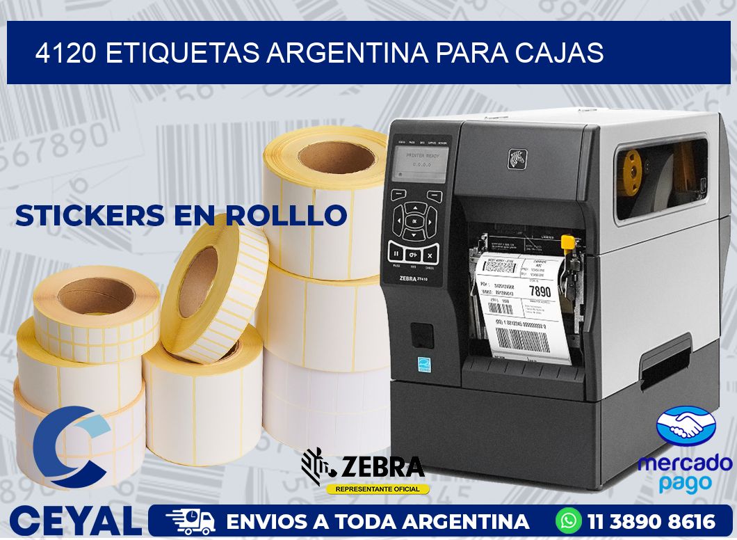 4120 ETIQUETAS ARGENTINA PARA CAJAS