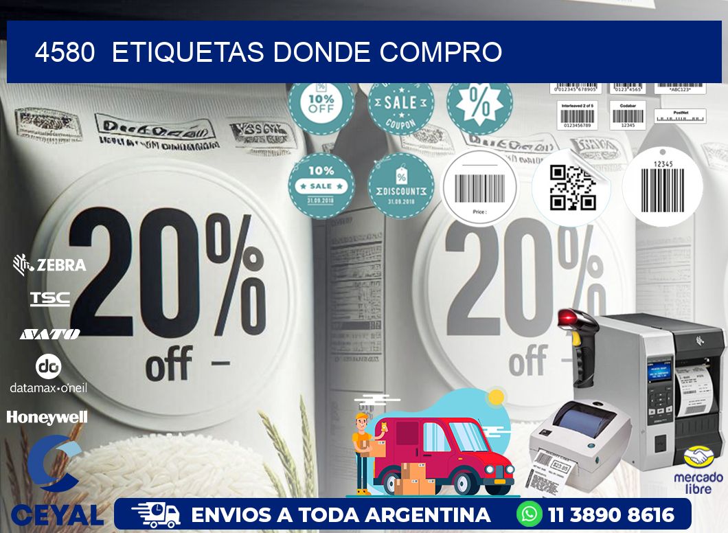 4580  ETIQUETAS DONDE COMPRO