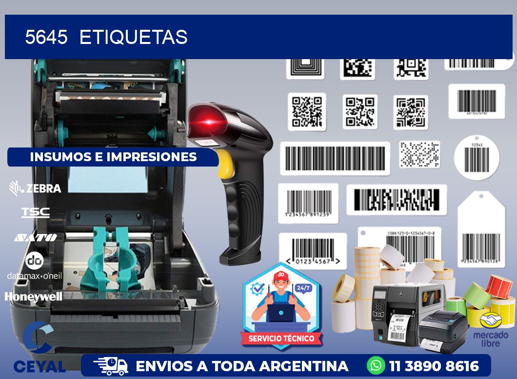 5645  ETIQUETAS