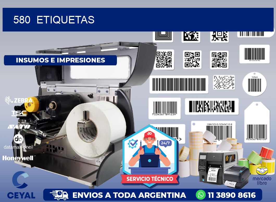 580  ETIQUETAS