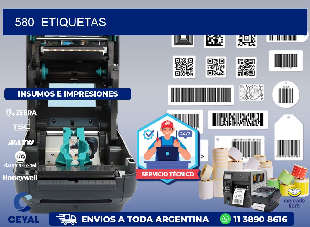 580  ETIQUETAS