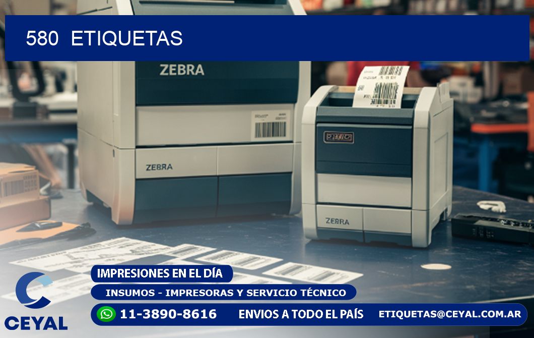 580  ETIQUETAS
