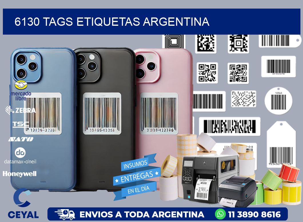 6130 TAGS ETIQUETAS ARGENTINA