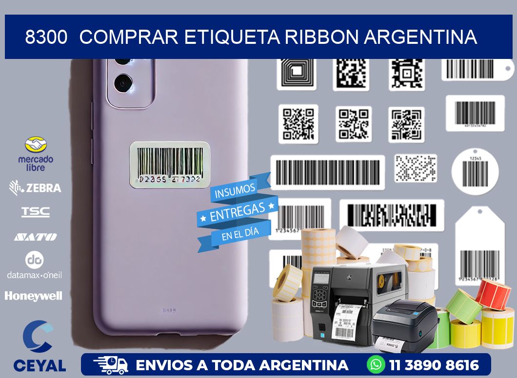 8300  COMPRAR ETIQUETA RIBBON ARGENTINA