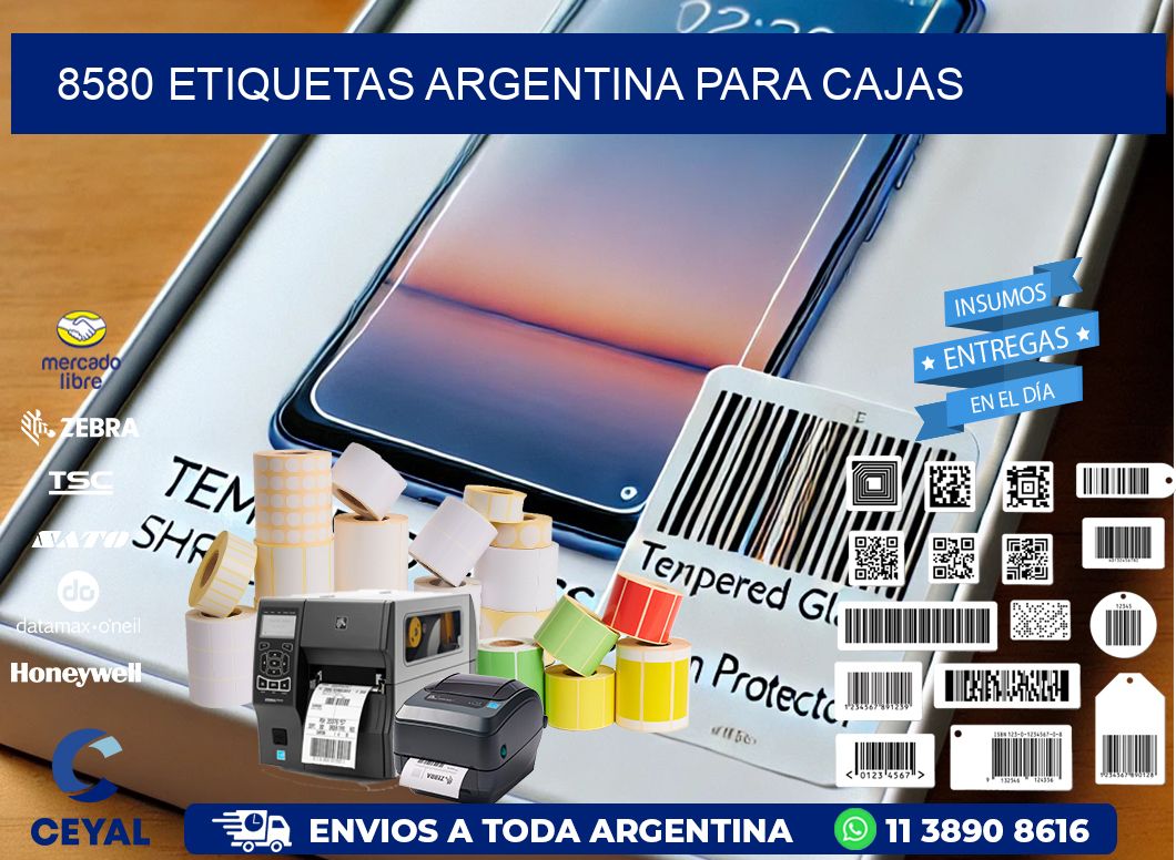 8580 ETIQUETAS ARGENTINA PARA CAJAS