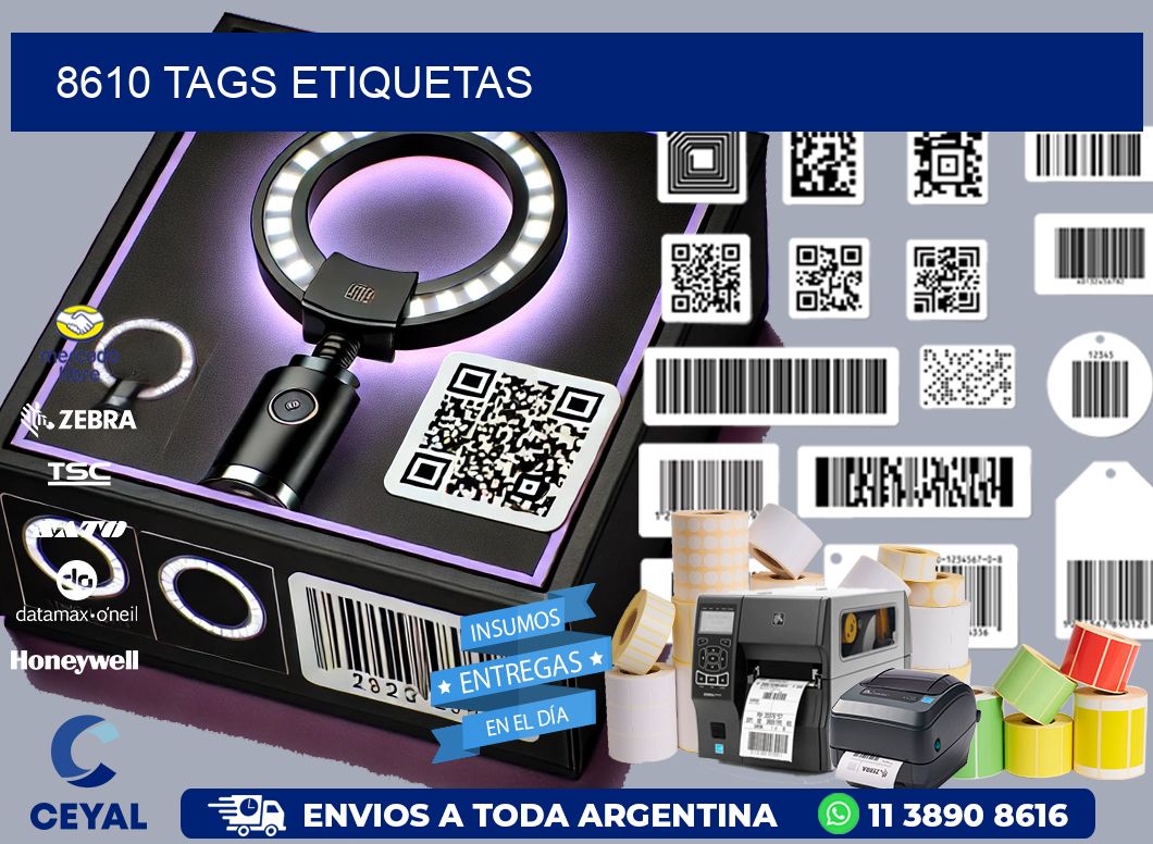 8610 TAGS ETIQUETAS