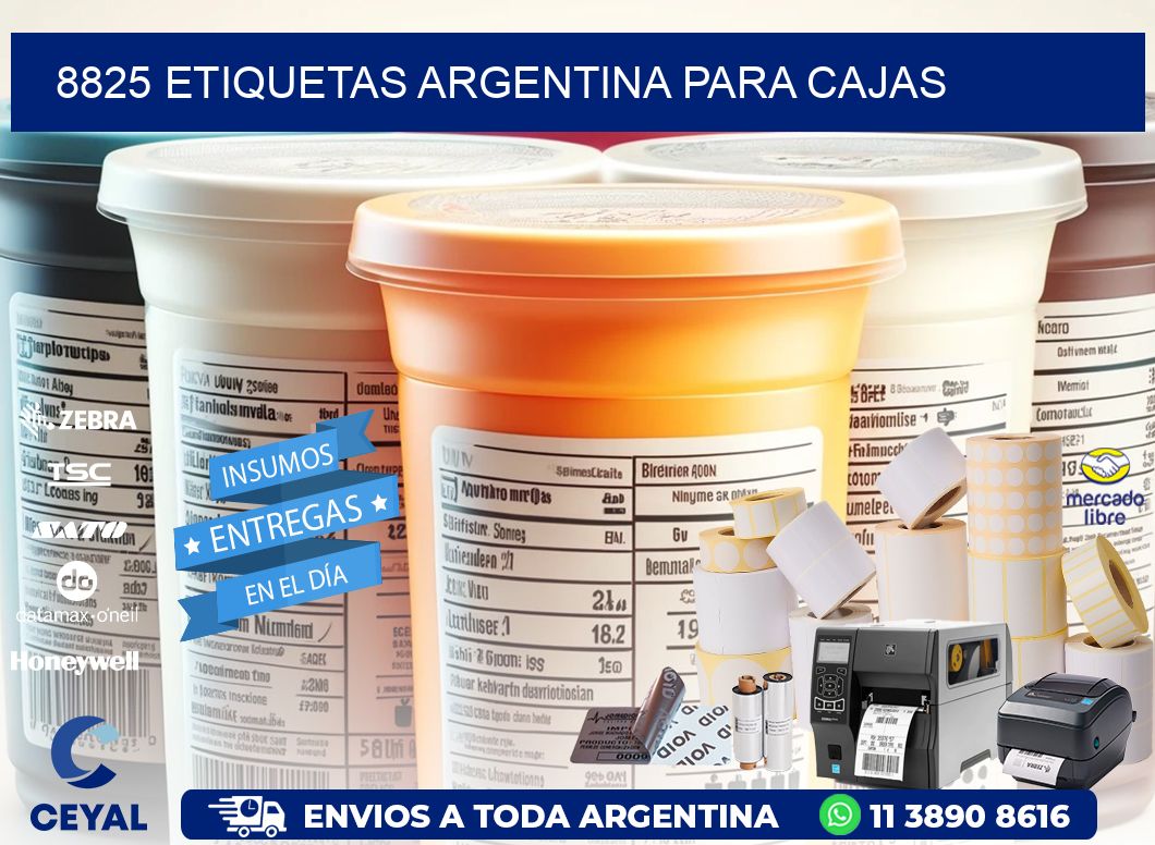 8825 ETIQUETAS ARGENTINA PARA CAJAS