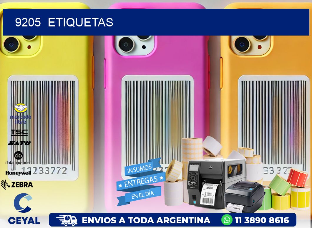 9205  ETIQUETAS