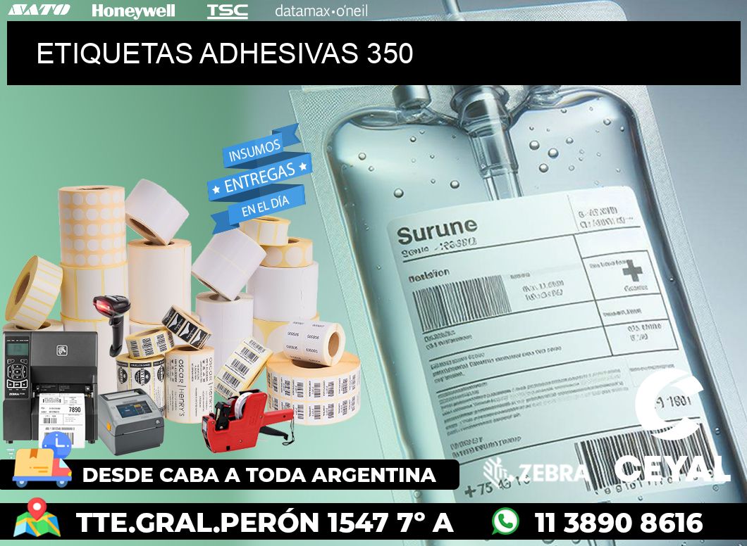 ETIQUETAS ADHESIVAS 350