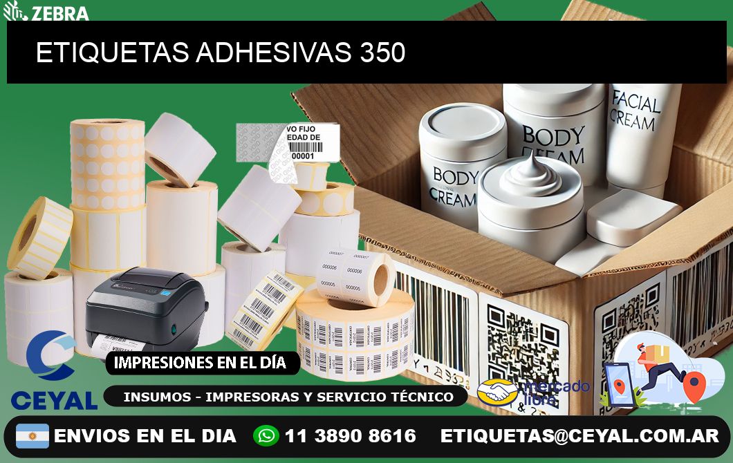 ETIQUETAS ADHESIVAS 350