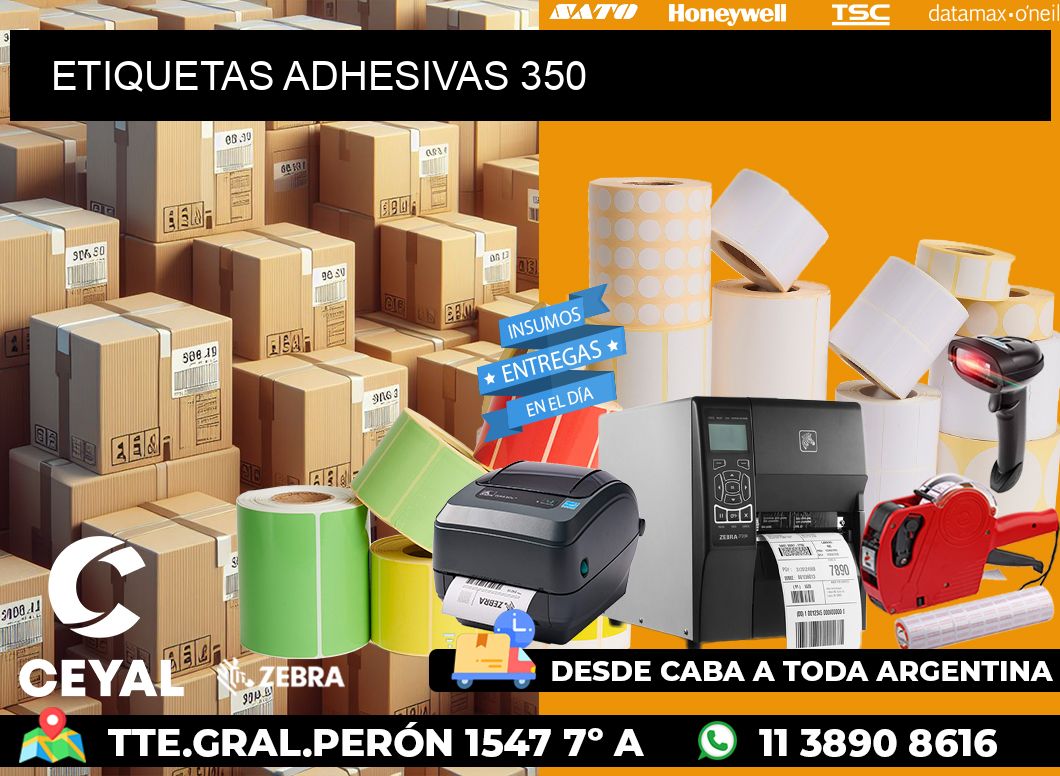 ETIQUETAS ADHESIVAS 350