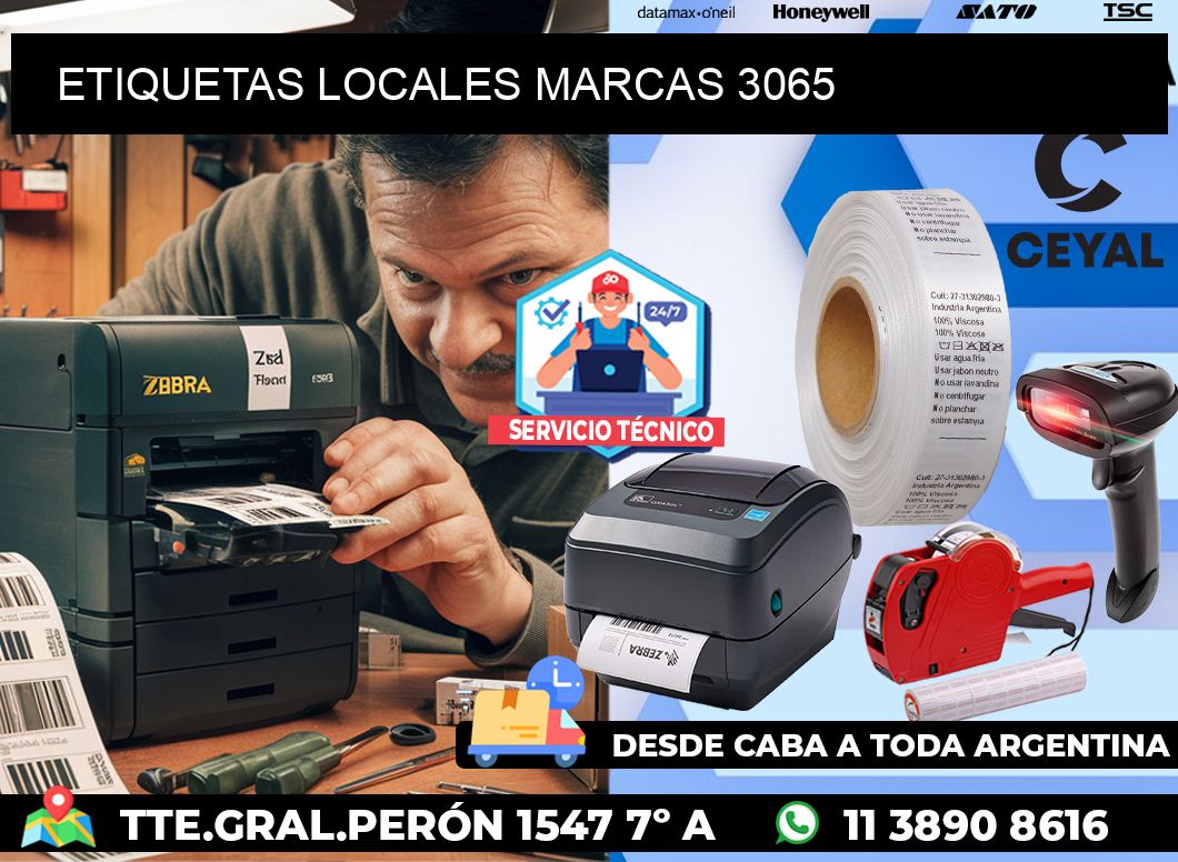 ETIQUETAS LOCALES MARCAS 3065