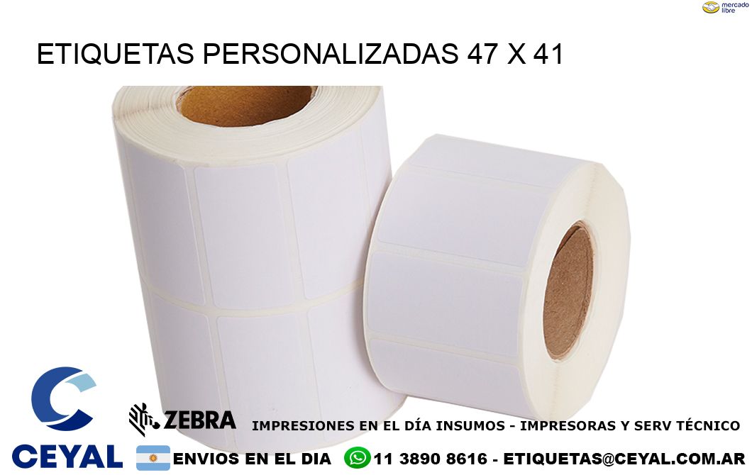 ETIQUETAS PERSONALIZADAS 47 x 41