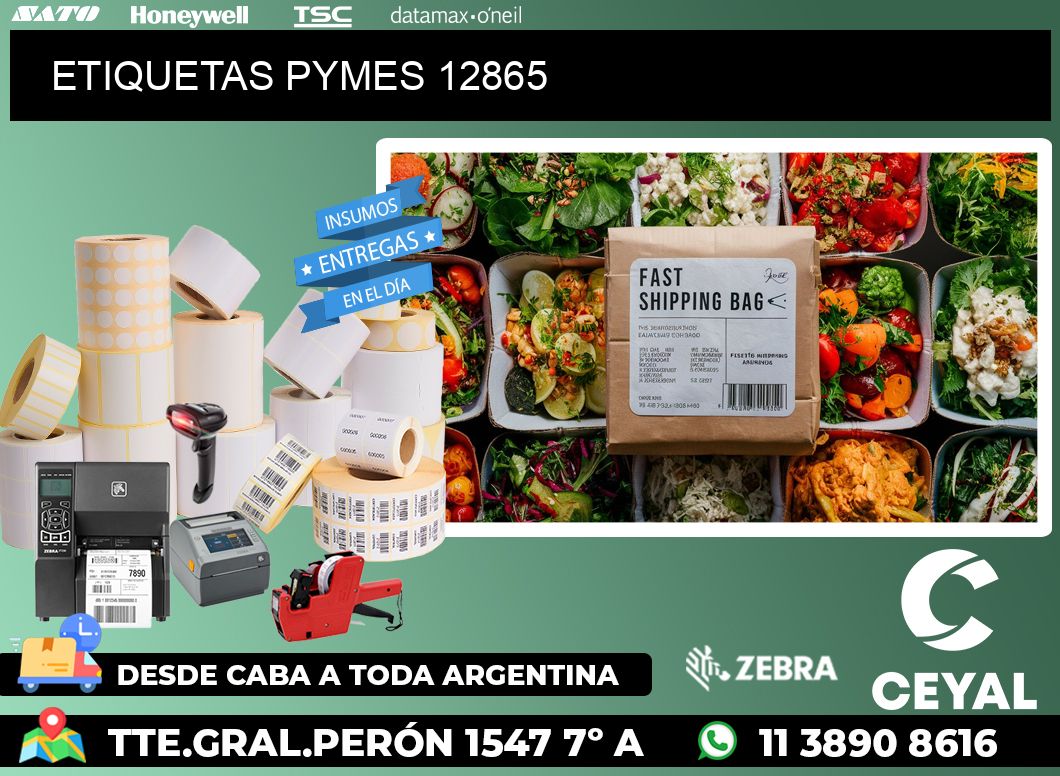 ETIQUETAS PYMES 12865