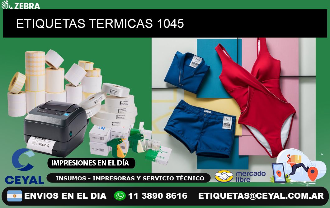 ETIQUETAS TERMICAS 1045