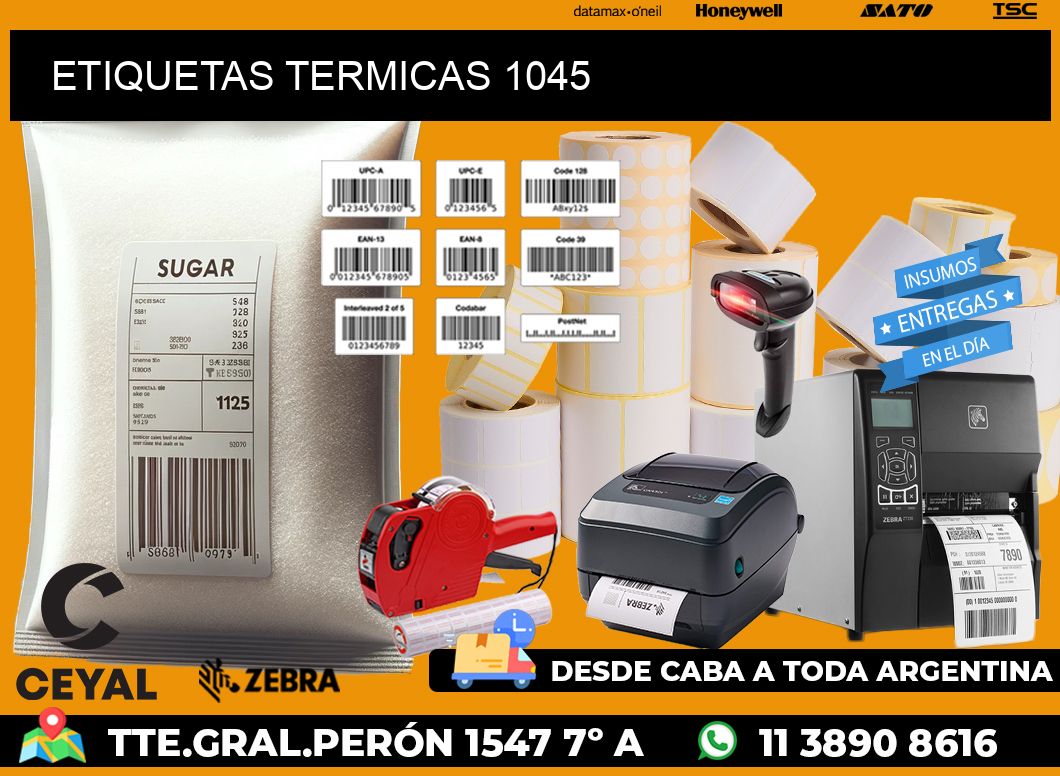 ETIQUETAS TERMICAS 1045