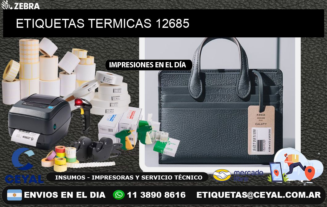 ETIQUETAS TERMICAS 12685