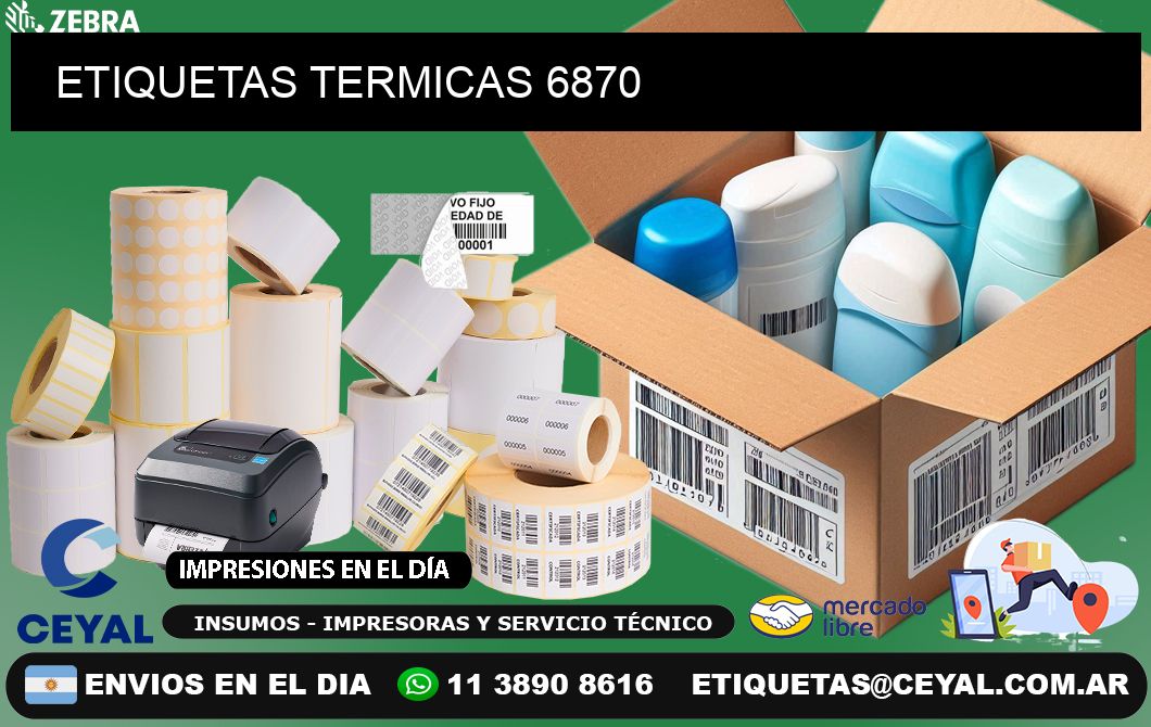 ETIQUETAS TERMICAS 6870