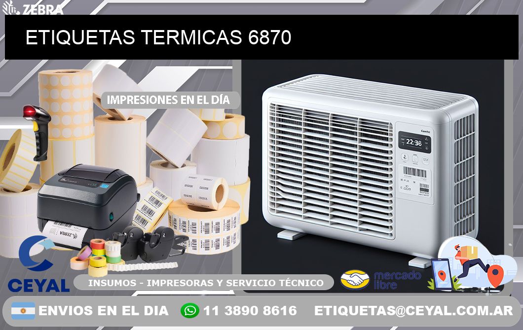 ETIQUETAS TERMICAS 6870