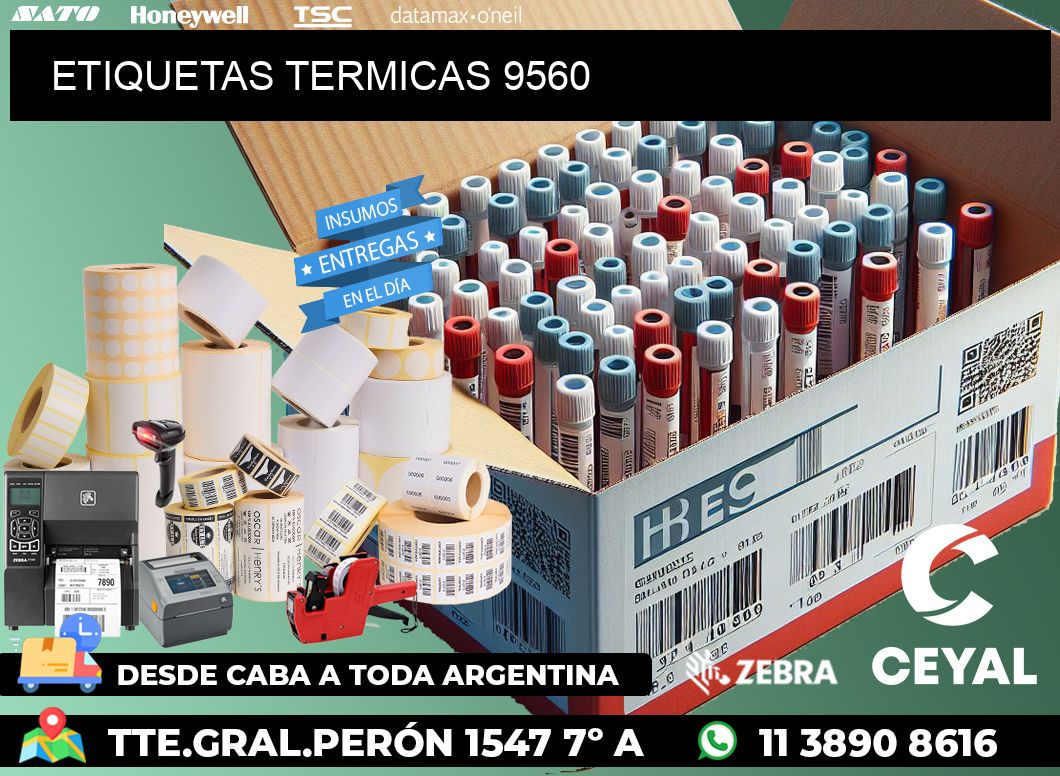 ETIQUETAS TERMICAS 9560