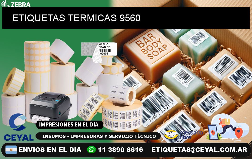 ETIQUETAS TERMICAS 9560