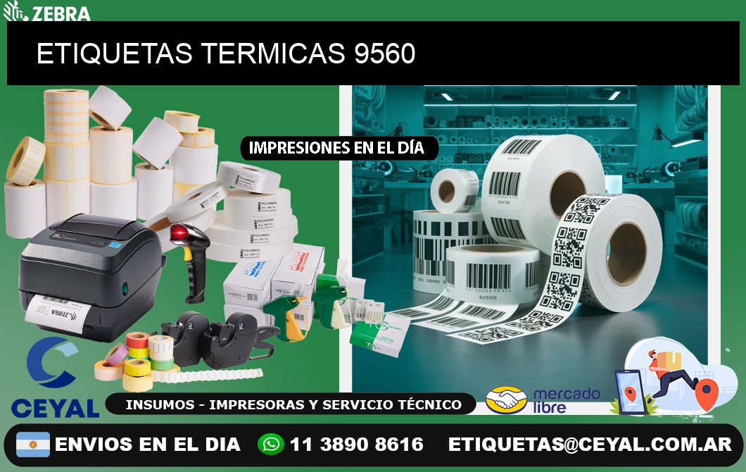 ETIQUETAS TERMICAS 9560