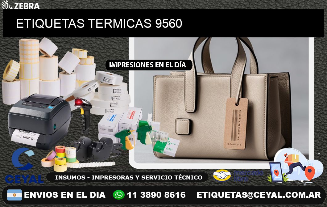 ETIQUETAS TERMICAS 9560