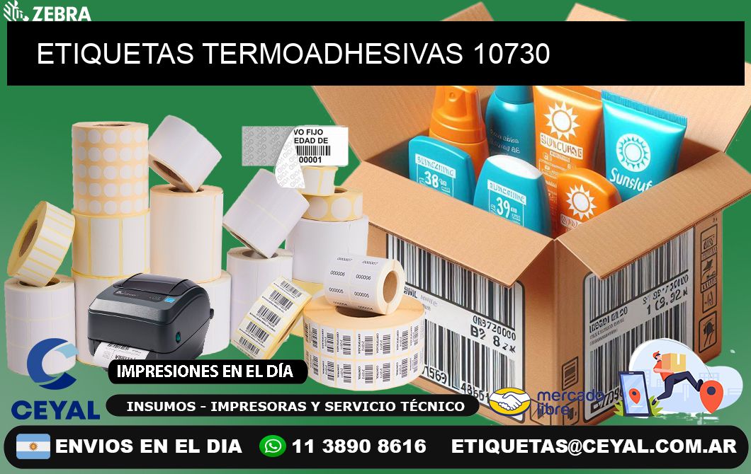 ETIQUETAS TERMOADHESIVAS 10730