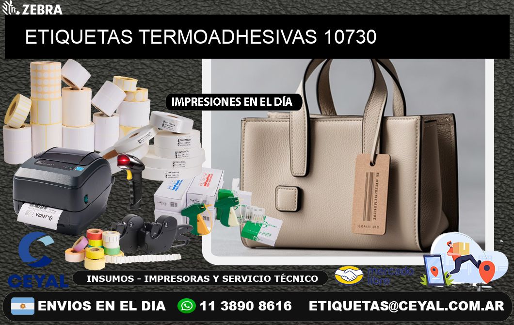 ETIQUETAS TERMOADHESIVAS 10730