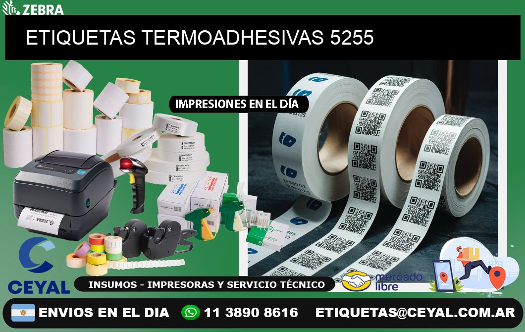 ETIQUETAS TERMOADHESIVAS 5255