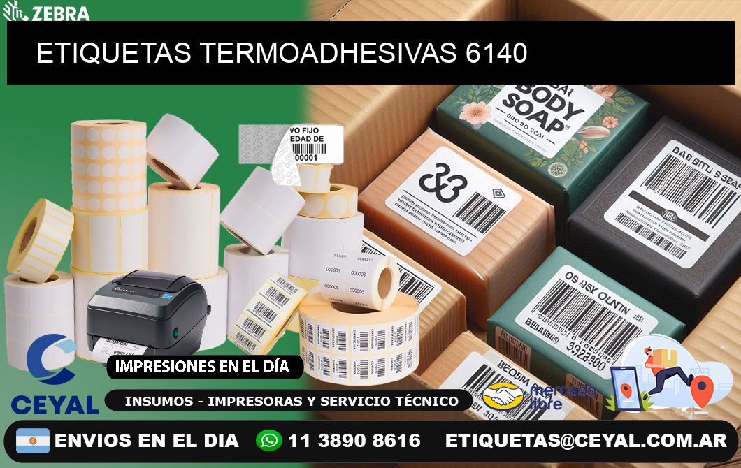 ETIQUETAS TERMOADHESIVAS 6140